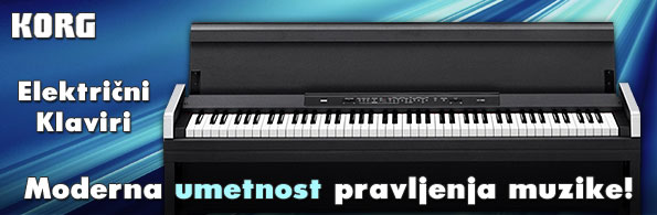 Korg električni klaviri u ponudi u Mitros Music prodavnicama muzičkih instrumenata.