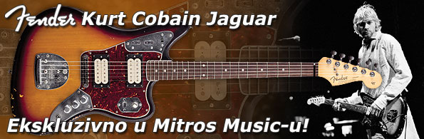 Fender Kurt Cobain Jaguar električna gitara