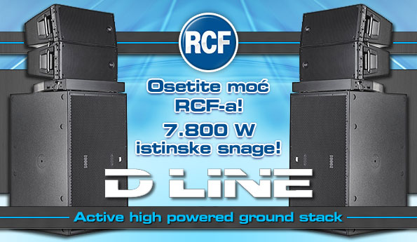 Ozvucenje I D line sistem RCF ! Mitros Music prodavnica muzickih instrumenata i opreme
