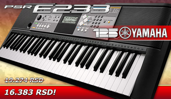 Klavijatura I Prodavnica muzickih instrumenata I Yamaha PSR E233