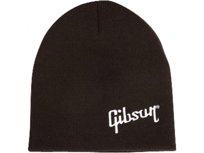 Gibson Beanie - Black w/White Logo Gibson Beanie - Black w/White Logo