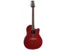Ovation CC24S-RR Ruby Red. Solid Top. Mid Bowl. OP4BT akustična gitara akustična gitara
