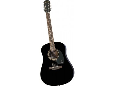 Epiphone DR-100 Ebony Ch Hdwe Ebony Chrome Epiphone DR-100 Ebony Ch Hdwe Ebony Chrome
