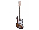 Flight JB100 TSB Electric Bass guitar. tranparent brown color. Pick-Ups : 2JB. 2 bas gitara