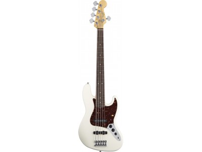 Fender American Standard Jazz Bass V, Rosewood Fingerboard, Olympic White * Fender American Standard Jazz Bass V, Rosewood Fingerboard, Olympic White *