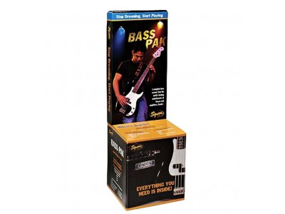 Squier By Fender Affinity P Bass w/ Rumble 15 Amp. Black * Squier By Fender Affinity P Bass w/ Rumble 15 Amp. Black *
