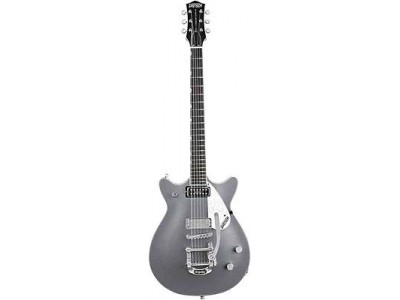 Gretsch G5246T Double Jet with Bigsby® Walnut Stain / Silver Sparkle Top 