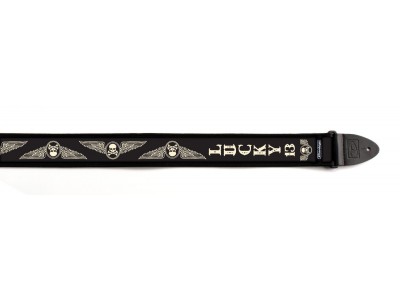 Jim Dunlop D38-47SW L13 Wings Guitar Strap * Jim Dunlop D38-47SW L13 Wings Guitar Strap *