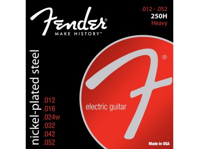 Fender PRIBOR Super 250 Guitar Strings. Nickel Plated Steel. Ball End. 250H Gauges .012-.052 Fender PRIBOR Super 250 Guitar Strings. Nickel Plated Steel. Ball End. 250H Gauges .012-.052