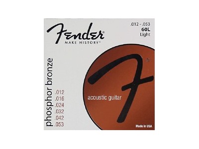 Fender PRIBOR Phosphor Bronze Acoustic Guitar Strings. Ball End. 60L .012-.053 Gauges Fender PRIBOR Phosphor Bronze Acoustic Guitar Strings. Ball End. 60L .012-.053 Gauges