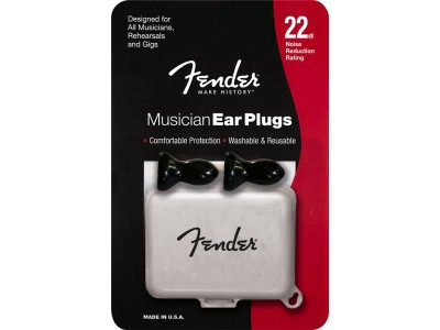 Fender PRIBOR Musician Series Black Ear Plugs Fender PRIBOR Musician Series Black Ear Plugs