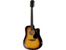 Squier By Fender SA-105CE Sunburst akustična gitara akustična gitara