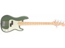 Fender American Pro Precision Bass V, Maple Fingerboard, Antique Olive