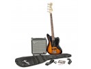 Squier By Fender Stop Dreaming, Start Playing! Jaguar Bass Special SS with Fender Rumble 15 Amp