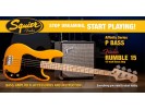 Squier By Fender Stop Dreaming, Start Playing! Affinity Series Precision Bass with Fender® Rumble 15 Amp, Butterscotch Blonde