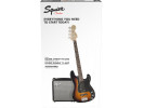 Squier By Fender Precision Bass® PJ Pack, Laurel Fingerboard, Brown Sunburst