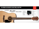 Fender FA-300CE Acoustic Slide Pack RW NAT