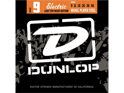 Jim Dunlop DEN0946 EL-NKL 9'S LT/HV 6/Set Jim Dunlop DEN0946 EL-NKL 9'S LT/HV 6/Set