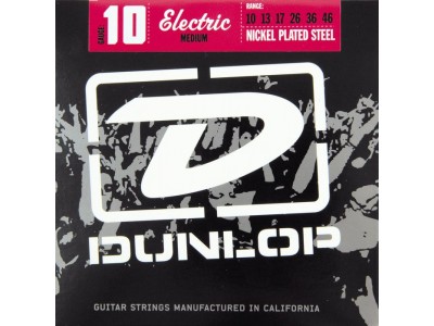 Jim Dunlop DEN1046 EL-NKL MEDIUM 6/Set Jim Dunlop DEN1046 EL-NKL MEDIUM 6/Set