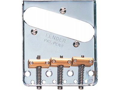 Fender PRIBOR Bridge Assembly. American Vintage Tele 3 Saddle Design. Chrome * Fender PRIBOR Bridge Assembly. American Vintage Tele 3 Saddle Design. Chrome *