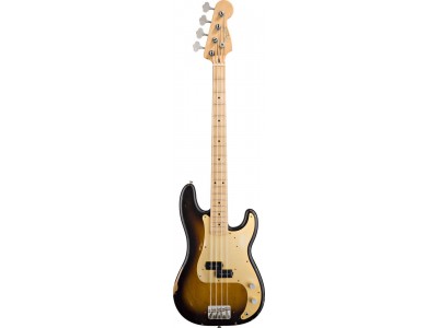 Fender Road Worn '50s Precision Bass Maple Fretboard. 2-Color Sunburst. Fender Road Worn '50s Precision Bass Maple Fretboard. 2-Color Sunburst.