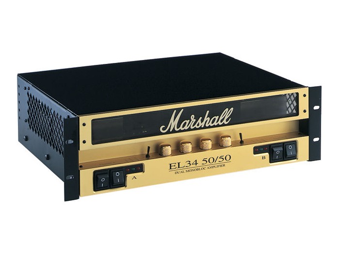 Marshall EL34 50/50 3U 50W + 50W Stereo Valve Power Amplifier
