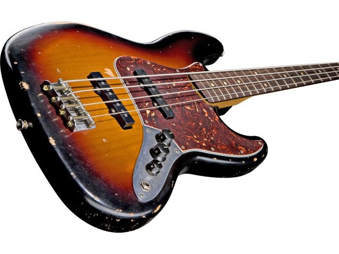Fender Road Worn '60s Jazz Bass Rosewood Fretboard. 3Colour Sunburst