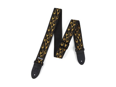 Jim Dunlop D38-11OY STRAP FLAMBE-OR/YE Jim Dunlop D38-11OY STRAP FLAMBE-OR/YE