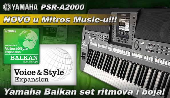 Yamaha PSR-A2000 aranžerska klavijatura