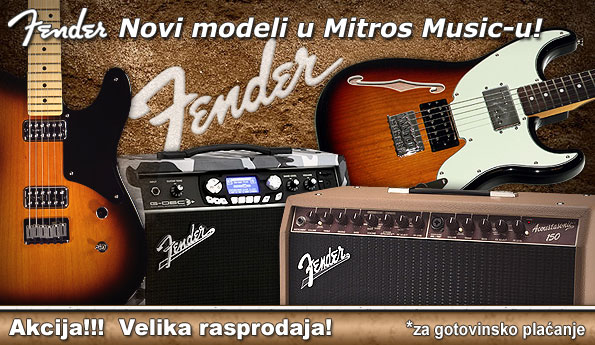 Fender Novogodišnja Rasprodaja | Mitros Music Akcije