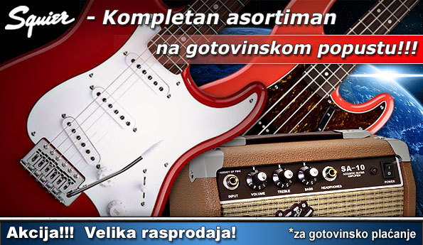 Squier By Fender Novogodišnja Rasprodaja | Mitros Music Akcije
