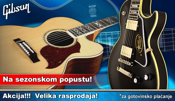 Gibson Novogodišnja Rasprodaja | Mitros Music Akcije