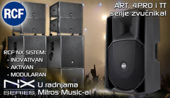 RCF Zvučne kutije | Ozvučenja | Mitros Music muzički instumenti