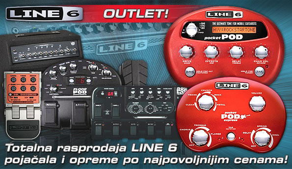 Line 6 outlet - rasprodaja Line 6 pojačala i opreme