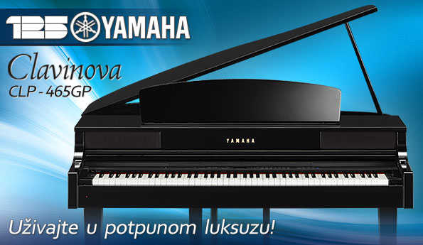 Yamaha CLP-465GP CLAVINOVA BLACK POLISHED električni klavir