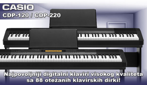 Casio CDP 120 220 električni klavir