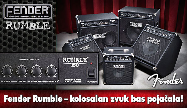 Fender Rumble Pojačala za bas gitare | Bas gitare | Mitros Music muzički instumenti