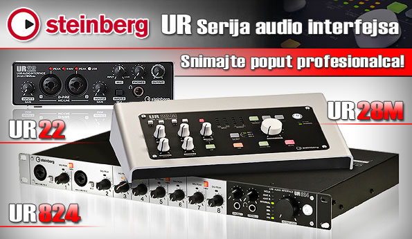 Steinberg UR serija, zvucne i procesorske kartice | Mitros Music muzički instumenti