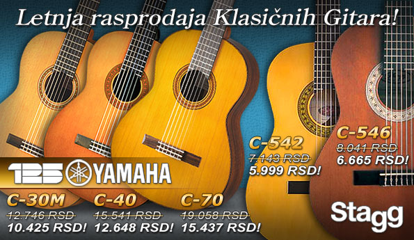 Letnja rasprodaja klasicnih gitara I Klasicne gitare I Mitros Music prodavnica muzickih instrumenata