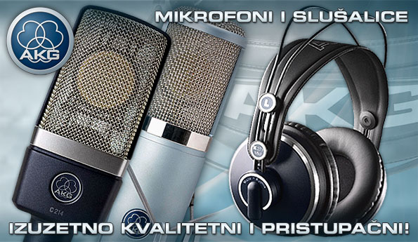 AKG Studijski mikrofoni | Studijska oprema | Mitros Music muzički instumenti