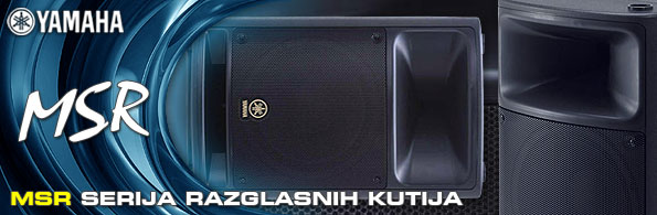 Yamaha MSR Aktivne zvučne kutije | Zvučne kutije | Ozvučenja | Mitros Music muzički instumenti