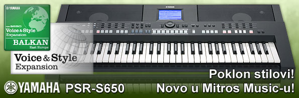 Yamaha PSR-S650 aranžerska klavijatura