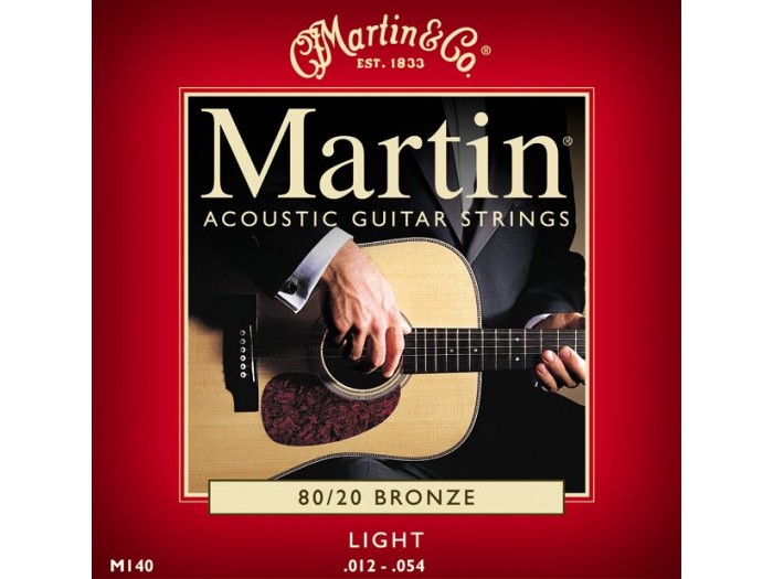 Martin M 140 Light Acoustic Guitar Strings