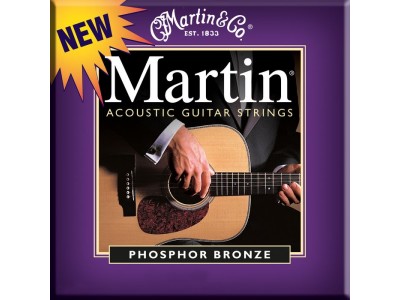 Martin M 535 Traditional Phosphor Bronze Custom Light Acoustic Guitar Strings  