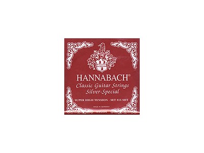 Hannabach 815 XHT RED Nylon Strings for classical guitar, red (extra hard tension) 