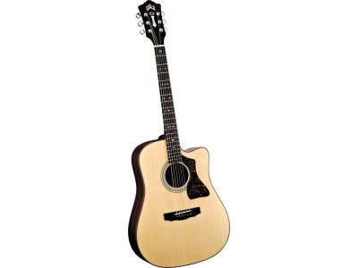 Guild Gad-40C Acoustic Design Series Cutaway Acoustic-Electric Guitar With Case 