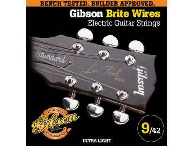 Gibson PRIBOR Brite Wires Elect. .009-.042 