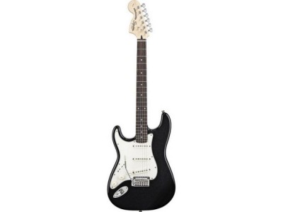 Squier By Fender Standard Stratocaster® Left Handed. Rosewood Fretboard Black Metallic ** Black Metallic