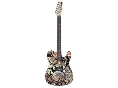 Squier By Fender Obey Graphic Tele HS - RW Collage ** Collage Squier By Fender Obey Graphic Tele HS - RW Collage ** Collage