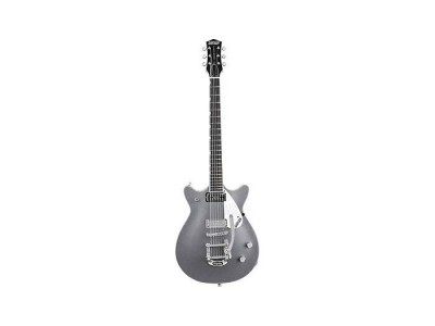 Gretsch G5246T Double Jet with Bigsby® Walnut Stain / Silver Sparkle Top Silver 